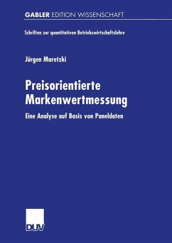 Preisorientierte Markenwertmessung (eBook, PDF) - Maretzki, Jürgen