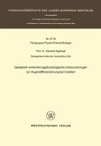 Genetisch-entwicklungsphysiologische Untersuchungen zur Augendifferenzierung bei Insekten (eBook, PDF) Genetisch-entwicklungsphysiologische Untersuchungen zur Augendifferenzierung bei Insekten (eBook, PDF)
