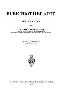 Elektrotherapie (eBook, PDF) - Kowarschik, Josef