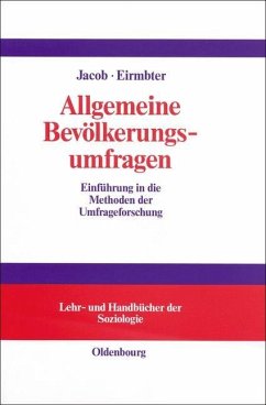Allgemeine Bevölkerungsumfragen (eBook, PDF) - Jacob, Rüdiger; Eirmbter, Willy H.