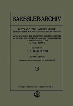 Die Banjangi (eBook, PDF) - Staschewski, F.; Ankermann, B.