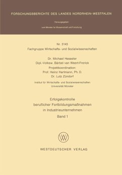 Erfolgskontrolle beruflicher Fortbildungsmaßnahmen in Industrieunternehmen (eBook, PDF) - Hesseler, Michael