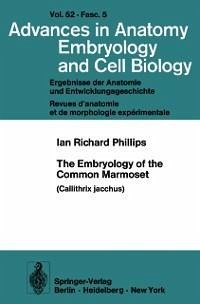 The Embryology of the Common Marmoset (eBook, PDF) - Phillips, I. R.