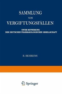 Cover Sammlung von vergiftungsfällen (eBook, PDF)