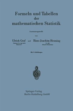 Cover Formeln und Tabellen der mathematischen Statistik (eBook, PDF)