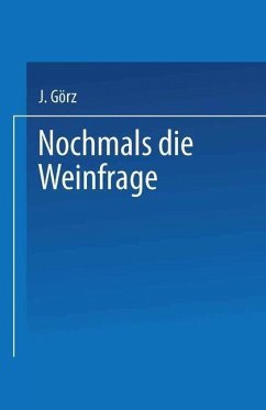Cover Nochmals die Weinfrage (eBook, PDF)