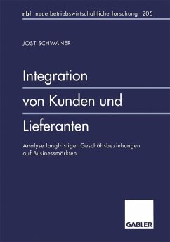 Integration von Kunden und Lieferanten (eBook, PDF) - Schwaner, Jost