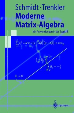 Moderne Matrix-Algebra (eBook, PDF) - Schmidt, Karsten; Trenkler, Götz