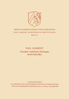 Periodisch Wiederholte Zündungen durch Stoßwellen (eBook, PDF) - Schmidt, Paul