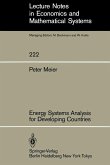Energy Systems Analysis for Developing Countries (eBook, PDF)