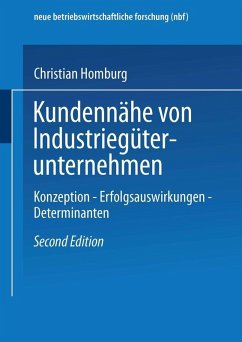 Cover Kundennähe von Industriegüterunternehmen (eBook, PDF)