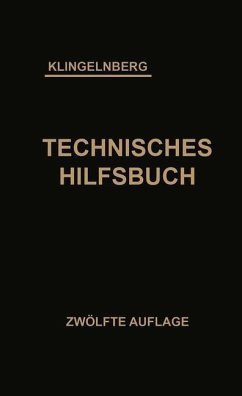 Cover Klingelnberg Technisches Hilfsbuch (eBook, PDF)