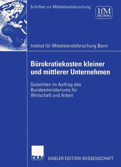 Cover Bürokratiekosten kleiner und mittlerer Unternehmen (eBook, PDF)