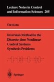 Inversion Method in the Discrete-time Nonlinear Control Systems Synthesis Problems (eBook, PDF)