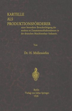 Cover Kartelle als Produktionsförderer (eBook, PDF)