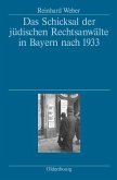 Das Schicksal der jüdischen Rechtsanwälte in Bayern nach 1933 (eBook, PDF)