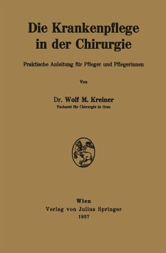 Cover Die Krankenpflege in der Chirurgie (eBook, PDF)