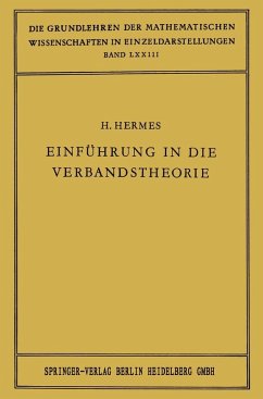 Einführung in die Verbandstheorie (eBook, PDF) - Hermes, Hans