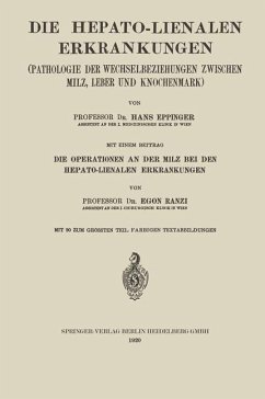 Cover Die Hepato-Lienalen Erkrankungen (eBook, PDF)