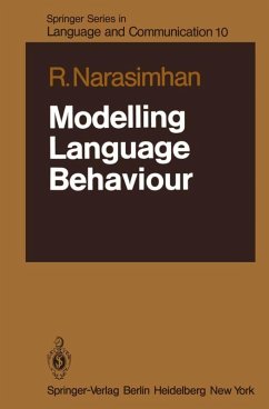 Modelling Language Behaviour (eBook, PDF) - Narasimhan, R.