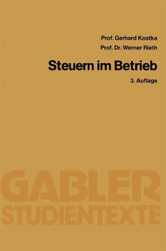 Steuern im Betrieb (eBook, PDF) - Kostka, Gerhard; Rieth, Werner