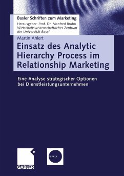 Cover Einsatz des Analytic Hierarchy Process im Relationship Marketing (eBook, PDF)