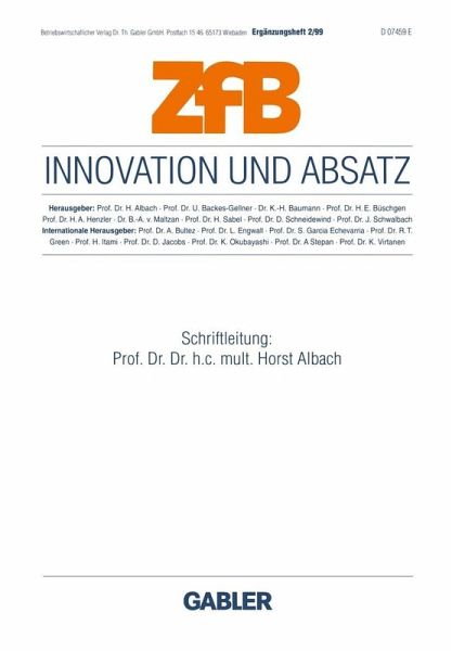 Innovation und Absatz (eBook, PDF) Innovation und Absatz (eBook, PDF)