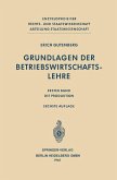 Grundlagen der Betriebswirtschaftslehre (eBook, PDF)