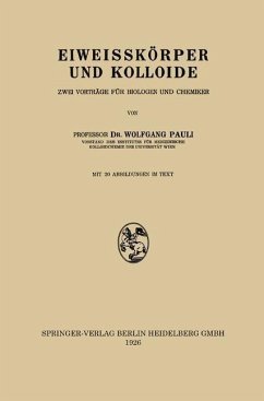 Eiweisskörper und Kolloide (eBook, PDF) - Pauli, Wolfgang