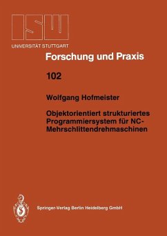 Cover Objektorientiert strukturiertes Programmiersystem für NC-Mehrschlittendrehmaschinen (eBook, PDF)