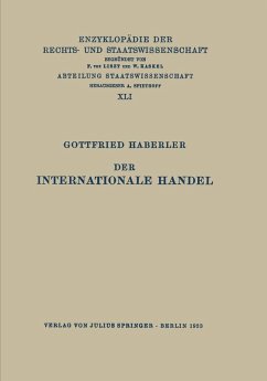 Der Internationale Handel (eBook, PDF) - Haberler, Gottfried