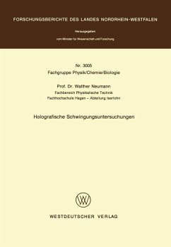 Cover Holografische Schwingungsuntersuchungen (eBook, PDF)