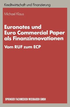 Cover Euronotes und Euro Commercial Paper als Finanzinnovationen (eBook, PDF)