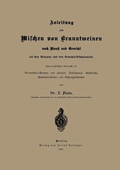 Cover Anleitung zum Mischen von Branntweinen nach Maaß und Gewicht (eBook, PDF)