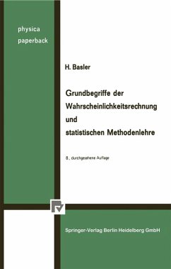 Grundbegriffe der Wahrscheinlichkeitsrechnung und statistischen Methodenlehre (eBook, PDF) - Basler, H.