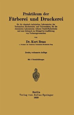 Cover Praktikum der Färberei und Druckerei (eBook, PDF)