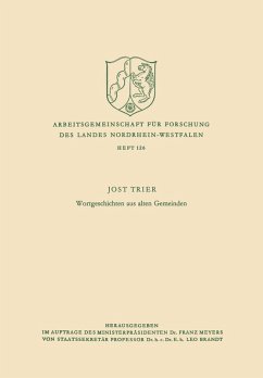 Wortgeschichten aus alten Gemeinden (eBook, PDF) - Trier, Jost