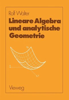 Lineare Algebra und analytische Geometrie (eBook, PDF) - Walter, Rolf