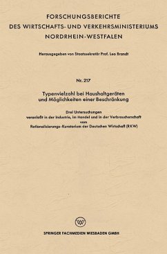 Cover Typenvielzahl bei Haushaltgeräten und Möglichkeiten einer Beschränkung (eBook, PDF)