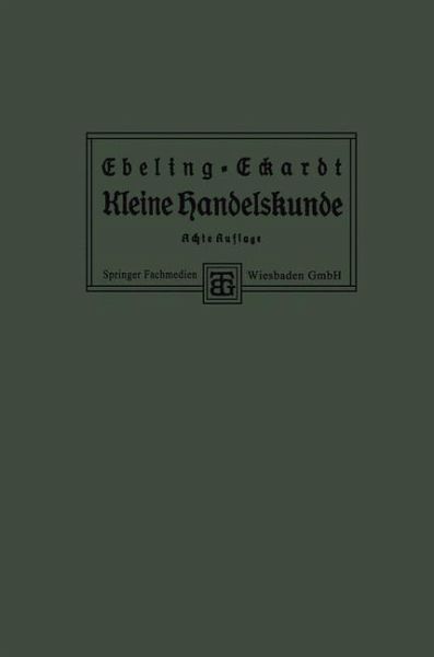 Kleine Handelskunde (eBook, PDF)