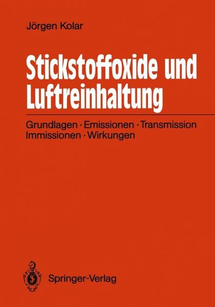 Stickstoffoxide und Luftreinhaltung (eBook, PDF)