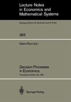 Decision Processes in Economics (eBook, PDF)