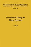 Perturbation theory for linear operators (eBook, PDF)