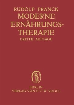 Moderne Ernährungstherapie für die Praxis des Arztes (eBook, PDF) - Franck, Rudolf