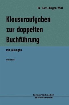 Cover Klausuraufgaben zur doppelten Buchführung (eBook, PDF)