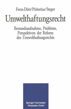 Umwelthaftungsrecht (eBook, PDF) - Feess, Eberhard; Prätorius, Gerhard; Steger, Ulrich