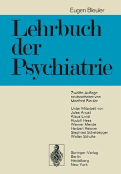 Lehrbuch der Psychiatrie (eBook, PDF) - Bleuler, Eugen