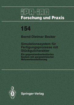 Simulationssystem für Fertigungsprozesse mit Stückgutcharakter (eBook, PDF) - Becker, Bernd-Dietmar