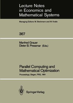 Parallel Computing and Mathematical Optimization (eBook, PDF)