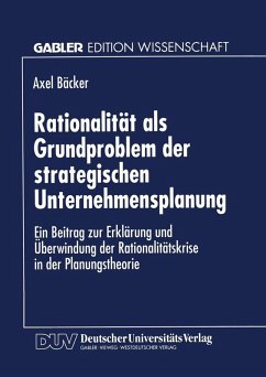 Cover Rationalität als Grundproblem der strategischen Unternehmensplanung (eBook, PDF)